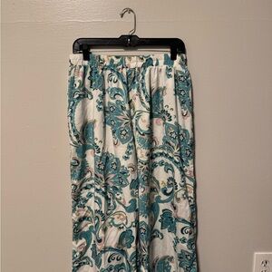 Floral Patterned Pants